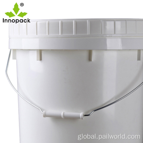 Screw Top Pail 20 Liter paint black plastic screw top pail Manufactory